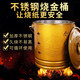 不銹鋼燒紙桶燒紙錢(qián)桶家用祭祀用品焚燒爐 不銹鋼焚燒桶金色小號