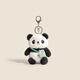 朗程可愛(ài)熊貓包包掛件毛絨玩偶公仔鑰匙扣書(shū)包掛件背包掛飾熊貓伴手禮 綠色斜挎包熊貓【11cm】 默認尺寸