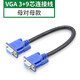 HASUNNY VGA短線3+9vga連接線電腦顯示器線視頻延長(zhǎng)線15針VGA數(shù)據(jù)線 VGA線 母對(duì)母 0.3米