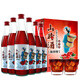 譽賓7度山楂酒果酒500ml*6整箱通化老味道東北特產(chǎn)酸甜低度預調(diào)酒微醺 7度山楂酒500ml*6禮盒+2個八角杯