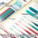 愛(ài)好（AIHAO）莫蘭迪彩色中性筆0.5mm子彈頭手賬標記劃重點(diǎn)記號筆復古多色彩繪丙烯中性筆簽字筆 GP260 【莫蘭迪】筆芯6支
