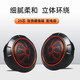 漫葳特汽車載音響進(jìn)口發(fā)燒級絲膜小高音頭球仔改裝喇叭揚聲器一對12/24V M-268絲膜高音頭一對