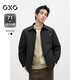 GXG男裝保暖短款羽絨服黑色冬2024年新品 黑色 170/M