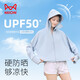 貓人（MiiOW）防曬衣女冰絲2024新款夏季防紫外線外穿大帽檐可拆卸防曬服薄外套