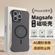弘卓【膚感磁吸】適用蘋果16promax手機(jī)殼iphone16promax保護(hù)套磁吸充電無邊框超薄防摔磨砂殼 霧砂黑