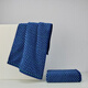 金號（KING SHORE）純棉毛巾成人男生簡(jiǎn)約方格洗臉巾吸水兒童墊背隔汗小毛巾60X30cm 1743藍色 1條 0g