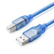 原焋 兄弟dcp-7180dn富士施樂s2110 m115b加長電腦連接線tsc標(biāo)簽機(jī)USB線 USB轉(zhuǎn)方口【3米數(shù)據(jù)線】