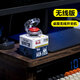 無(wú)線(xiàn)臺式電腦桌面開(kāi)關(guān)主機外置無(wú)線(xiàn)遠程啟動(dòng)器鍵核彈重大決策按鈕 白藍【無(wú)線(xiàn)版】開(kāi)機鍵（精裝）