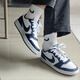 耐克（NIKE）Court Borough 2 Low 2黑曜石防滑耐磨輕便低幫板鞋 GS白藍 BQ5448-107 白藍 37.5