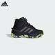 阿迪達(dá)斯（adidas）童鞋冬季【雪地靴】男女高幫保暖運(yùn)動(dòng)棉鞋 IF9259黑/灰/檸檬黃