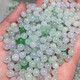 藍(lán)翠緣 冰種圓珠巴山玉石珠男女款 手鏈項鏈diy散珠玉珠子 6mm一顆