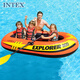 INTEX 58332三人充氣船 釣魚船橡皮艇皮劃艇兒童玩具禮物