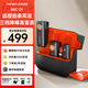 浩瀚卓越（hohem）Mic-01無(wú)線(xiàn)領(lǐng)夾麥克風(fēng)直播話(huà)筒收音麥講解器手機K歌設備主播短視頻錄音相機 type-c一拖二【黑色】