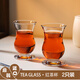 帕莎帕琦進口無鉛土耳其紅茶杯玻璃杯茶杯咖啡杯水杯功夫茶水杯子耐高溫 PERA-100ml2只