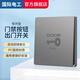 國際電工86型門(mén)禁開(kāi)關(guān)墻壁暗裝自動(dòng)復位回彈小區開(kāi)門(mén)出門(mén)按鈕鍵電源面板 門(mén)禁開(kāi)關(guān)-灰色【常開(kāi)】
