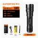 神火（SupFire）L6-XPE/R5強(qiáng)光手電筒T6充電式LED戶外燈26650遠(yuǎn)射王經(jīng)典36W大功率 L6-H（15瓦）單電套裝3500毫安