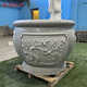 佳瑞園林花崗巖石缸戶外庭院養(yǎng)魚造景家用天井接水盆 【梅蘭竹菊款】直徑80cm