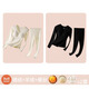 貓人（MiiOW）保暖內(nèi)衣女士帶胸墊秋冬季德絨發(fā)熱羊毛蠶絲無(wú)痕秋衣秋褲套裝 香檳色+黑色 M 體重90-110斤