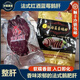 珍甄廚皇整肝特A級法式紅酒藍莓鵝肝新鮮日料刺身真空冷凍商用即食工廠(chǎng)直 法式紅酒藍莓味鵝肝（整肝） 500克（整肝切塊共3小包）
