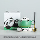 OIMG熊貓泡茶杯茶水分離陶瓷馬克杯辦公室生日禮物創(chuàng)意咖啡水杯伴手禮 簡(jiǎn)裝-趴趴熊茶咖杯