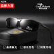 庫(kù)克鯊魚（cookshark）新款偏光墨鏡男士開車駕駛司機(jī)變色眼鏡釣魚太陽鏡高級(jí)感 黑色 無規(guī)格