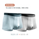 奢尼亞包皮分離內(nèi)褲男降低阻復(fù)摩擦槍彈分離內(nèi)褲生理四角褲敏感男士內(nèi)褲 鉑灰+鎬藍(lán)（加強(qiáng)版） 2條 2XL