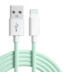 POSKELRTY適用于蘋(píng)果手機快充數據線(xiàn) 充電線(xiàn) 灰色（USB TO 蘋(píng)果）6-14 1m(買(mǎi)二送一)