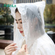 FaSoLa雨衣加厚男女透明旅游登山徒步便攜式一次性雨披長款外套 一次性便攜式雨衣(8個(gè)) 均碼