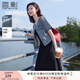 香影藍(lán)色牛仔外套女短款2025夏季新款復(fù)古正肩短袖純棉小個子上衣 藍(lán)色 XL 170/92A/125-140斤