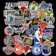 NBA球隊隊標logo貼紙湖人徽標志手機電腦筆記本裝飾小貼畫(huà)