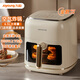 九陽（Joyoung）6.5L大容量家用空氣炸鍋2100W可視2層電烤鍋變頻電機上下加熱免翻面高溫熱空氣擊穿技術(shù)智能電炸鍋 2100W上下加熱 6.5L 變頻無刷電機