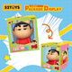 52TOYS蠟筆小新限定版-頭長(zhǎng)包小新動(dòng)漫潮玩手邊擺件送禮生日禮物