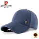 皮爾卡丹男士春秋冬棒球帽中老年人戶(hù)外出游防曬遮陽(yáng)帽鴨舌帽 深藍色 M(56-59cm)