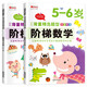 幼兒階梯數(shù)學啟蒙邏輯思維訓練2-3-4-5-6歲兒童趣味數(shù)學游戲幼兒園早教益智圖畫書籍 階梯數(shù)學5-6歲2冊