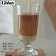 利比多用途矮腳玻璃杯茶果杯蘇打氣泡水杯雪糕杯果汁冷飲品杯雞尾酒杯 高腳玻璃杯300ml（2只裝）