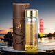 Dvorak雙層玻璃杯大悲咒心經(jīng)杯子金蓮花觀(guān)音水杯耐高溫藥師泡茶杯禮盒裝 蓮花杯大悲@咒
