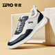 零度尚品Zero男鞋2025夏季新款透氣鏤空休閑鞋男輕便軟底百搭跑步耐磨舒適 白藍(lán) 41