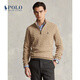 Polo Ralph Lauren 拉夫勞倫 男裝 經(jīng)典款絞花編結針織毛衫RL18742 200-駝色混色 M 偏小
