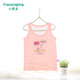 小青龍 男女兒童背心薄款純棉夏季寶寶吊帶內衣打底內衣圓領(lǐng)卡通小背心 粉貓咪（女寶寶） 130 (建議120-130cm)