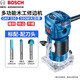 博世（BOSCH）木工修邊機GKF550雕刻機550W木材倒角開(kāi)槽機小電木銑收邊機木工 GKF550標配-配刀頭