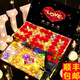 梵絲迪七夕情人節禮物送女朋友老婆媳婦生日女神創(chuàng  )意禮盒項鏈口紅套裝 雙層520德芙小熊花束款
