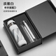 凱霖茶水分離泡茶保溫杯男不銹鋼便攜水杯女士花茶杯過(guò)濾女茶杯商務(wù) 淡雅白套盒