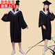 佳烜高端學(xué)士服大學(xué)生畢業(yè)服博士帽碩士學(xué)位袍文理本科學(xué)院風(fēng)?；瞻喾?白色醫科學(xué)士服(塑料帽) XXL建議體重180-200斤