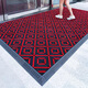 萬(wàn)創(chuàng  )室外防滑酒店進(jìn)門(mén)地墊戶(hù)外臺階入戶(hù)門(mén)墊公司除塵塑料腳墊商用雨雪 三刷-灰色紅毛【退貨無(wú)憂(yōu)】 大金額專(zhuān)屬定制/不退不換