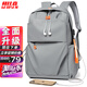 酷咖雙肩包男士商務(wù)背包韓版學(xué)生書(shū)包大容量15.6英寸筆記本電腦包 【灰色】