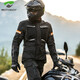 MOTOBOY摩托車騎行服套裝四季通用機車服保暖防水長途拉力服防摔騎士摩旅 TJP-04黑色套裝 3XL