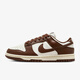 耐克（NIKE）女鞋Dunk Low OKHR摩卡粉棕巧克力色做舊低幫板鞋運(yùn)動休閑鞋 DD1503-124 38.5
