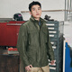 玩累了的孩子M65戰地夾克 日本岡山多功能軍事風(fēng)復古外套男女 日本岡山11oz緞紋布#橄欖綠 XL