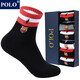 POLO襪子男時(shí)尚運動(dòng)中筒襪6雙裝 秋冬中厚棉保暖吸汗舒適彩色棉襪 6雙 四色型號3296 39-45碼鞋合適