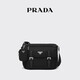 PRADA/普拉達【禮物】 Re-Nylon單肩包郵差包 黑色